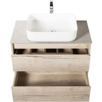 Тумба под раковину BelBagno Kraft 70 KRAFT-700-2C-SO-RGB подвесная Rovere Galifax Bianco