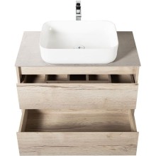 Тумба под раковину BelBagno Kraft 70 KRAFT-700-2C-SO-RGB подвесная Rovere Galifax Bianco