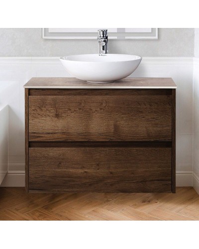 Тумба под раковину BelBagno Kraft 70 KRAFT-700-2C-SO-RT подвесная Rovere Tabacco