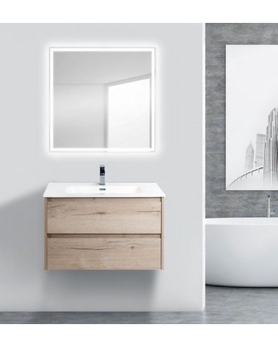 Тумба под раковину BelBagno Kraft 80 KRAFT-800-2C-SO-RGB подвесная Rovere Galifax Bianco