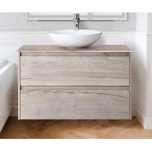 Тумба под раковину BelBagno Kraft 80 KRAFT-800-2C-SO-RGB подвесная Rovere Galifax Bianco