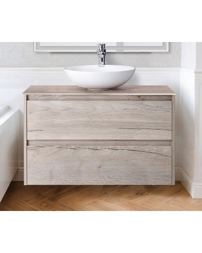 Тумба под раковину BelBagno Kraft 80 KRAFT-800-2C-SO-RGB подвесная Rovere Galifax Bianco