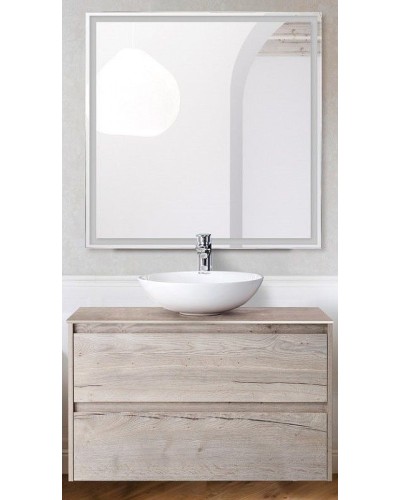 Тумба под раковину BelBagno Kraft 80 KRAFT-800-2C-SO-RGB подвесная Rovere Galifax Bianco