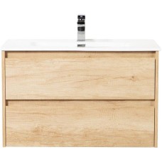 Тумба под раковину BelBagno Kraft 80 KRAFT-800-2C-SO-RNN подвесная Rovere Nebrasca Nature