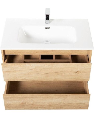 Тумба под раковину BelBagno Kraft 80 KRAFT-800-2C-SO-RNN подвесная Rovere Nebrasca Nature