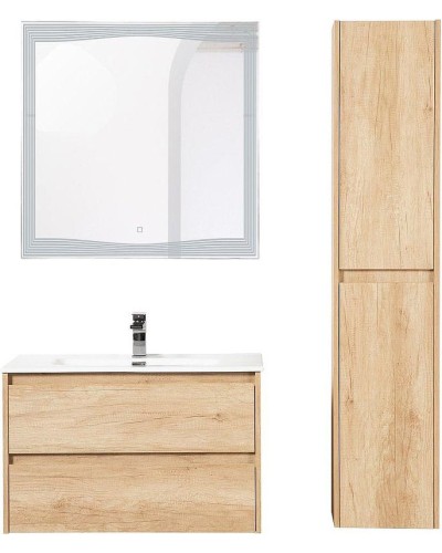 Тумба под раковину BelBagno Kraft 80 KRAFT-800-2C-SO-RNN подвесная Rovere Nebrasca Nature