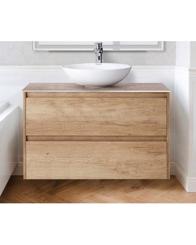 Тумба под раковину BelBagno Kraft 80 KRAFT-800-2C-SO-RNN подвесная Rovere Nebrasca Nature