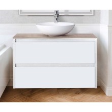 Тумба под раковину BelBagno Kraft 80 KRAFT-800-2C-SO-BO подвесная Bianco Opaco