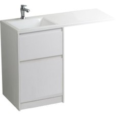 Тумба под раковину BelBagno Kraft 120 KRAFT-LVD-580/1200-2C-PIA-BO Bianco Opaco