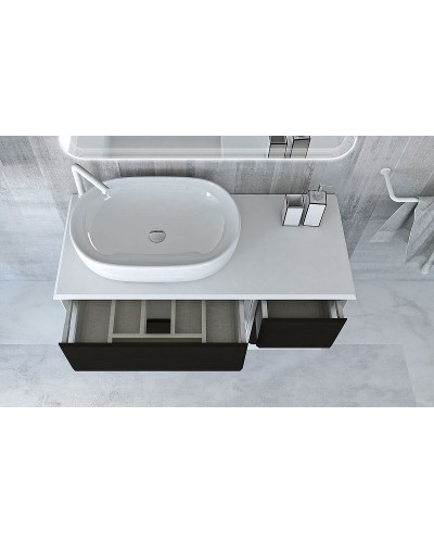 Тумба Cezares Bellagio 35 54718 подвесная Grafite