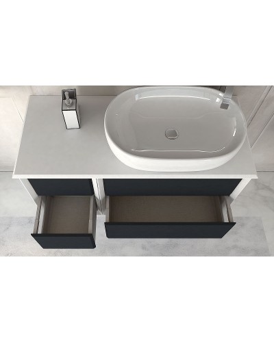 Тумба Cezares Bellagio 35 54718 подвесная Grafite