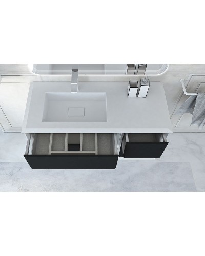 Тумба Cezares Bellagio 35 54718 подвесная Grafite