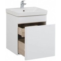 Тумба белый глянец 48,8 см Aquanet София 00201745