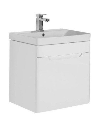 Тумба белый глянец 59 см Aquanet София 00196956