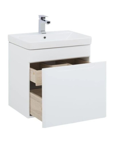 Тумба белый глянец 59 см Aquanet София 00196956