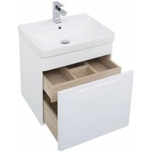 Тумба белый глянец 59 см Aquanet София 00196956