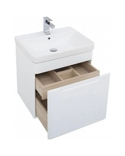 Тумба белый глянец 59 см Aquanet София 00196956