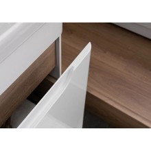 Тумба белый глянец 59 см Aquanet София 00196956