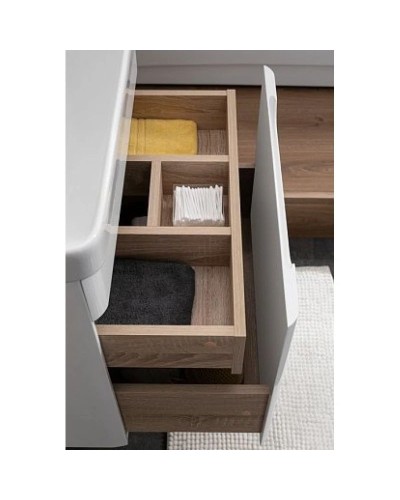 Тумба белый глянец 78,5 см Aquanet София 00199869