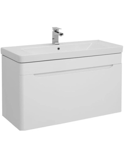 Тумба белый глянец 103,7 см Aquanet София 00199870