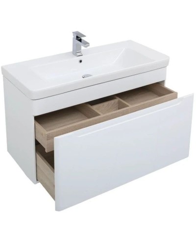 Тумба белый глянец 103,7 см Aquanet София 00199870