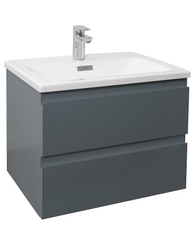 Тумба под раковину Jacob Delafon Madeleine 60 EB2052-J54 подвесная Серая матовая