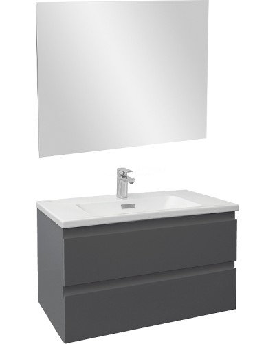 Тумба под раковину Jacob Delafon Madeleine 80 EB2053-J54 подвесная Серая матовая