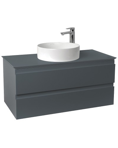 Тумба под раковину Jacob Delafon Madeleine 100 EB2084-J54 подвесная Серый матовый