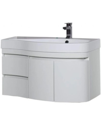 Тумба белый глянец 95 см R Aquanet Сопрано 00169633