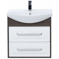 Тумба белый глянец/дуб кантербери 62,2 см Aquanet Остин 00201722