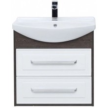 Тумба белый глянец/дуб кантербери 62,2 см Aquanet Остин 00201722