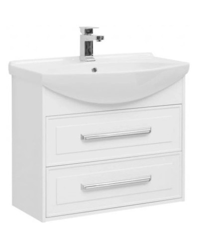 Тумба белый глянец 72,5 см Aquanet Остин 00203917