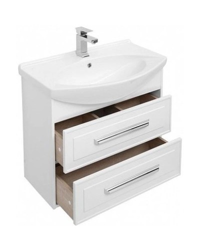 Тумба белый глянец 72,5 см Aquanet Остин 00203917