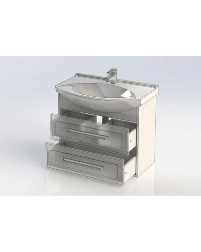 Тумба белый глянец 72,5 см Aquanet Остин 00203917