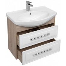 Тумба белый глянец/дуб сонома 72,5 см Aquanet Остин 00200909