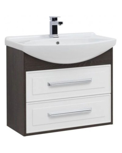 Тумба белый глянец/дуб кантербери 72,5 см Aquanet Остин 00201730