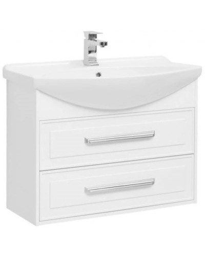 Тумба белый глянец 82,5 см Aquanet Остин 00203918