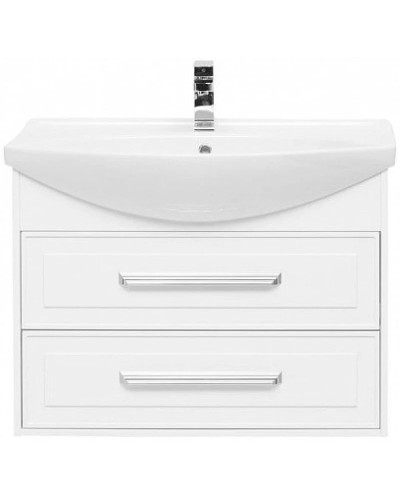 Тумба белый глянец 82,5 см Aquanet Остин 00203918