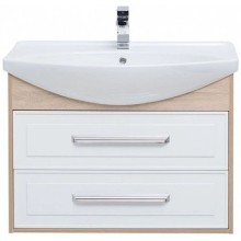 Тумба белый глянец/дуб сонома 82,5 см Aquanet Остин 00201724