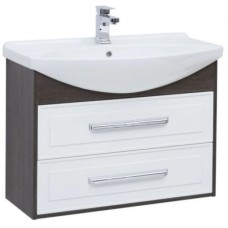 Тумба белый глянец/дуб кантербери 82,5 см Aquanet Остин 00200908