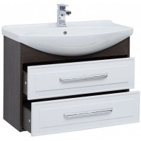 Тумба белый глянец/дуб кантербери 82,5 см Aquanet Остин 00200908