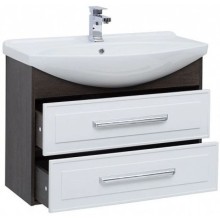 Тумба белый глянец/дуб кантербери 82,5 см Aquanet Остин 00200908