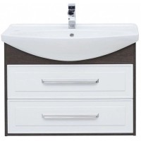 Тумба белый глянец/дуб кантербери 82,5 см Aquanet Остин 00200908