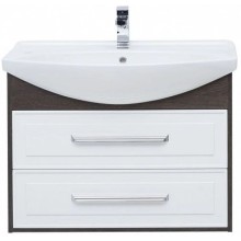 Тумба белый глянец/дуб кантербери 82,5 см Aquanet Остин 00200908