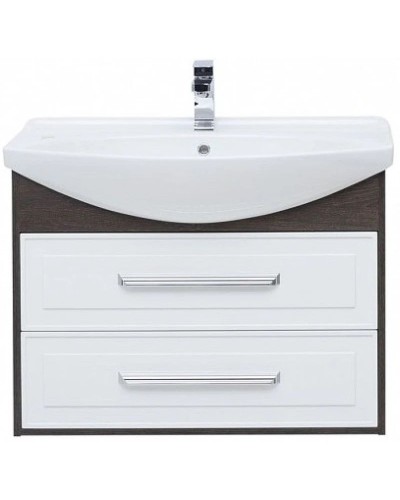 Тумба белый глянец/дуб кантербери 82,5 см Aquanet Остин 00200908