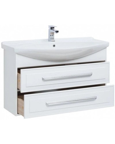 Тумба белый глянец 100,5 см Aquanet Остин 00203919