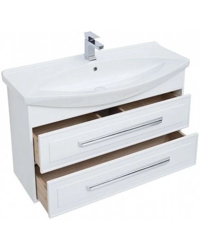 Тумба белый глянец 100,5 см Aquanet Остин 00203919