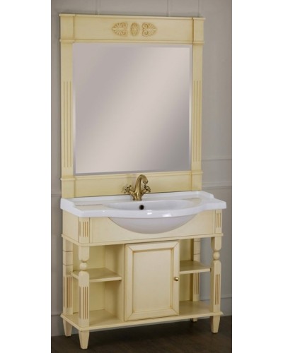 Тумба под раковину Migliore Kantri 96 26677 Бежевая