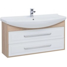 Тумба белый глянец/дуб сонома 116 см Aquanet Остин 00201734