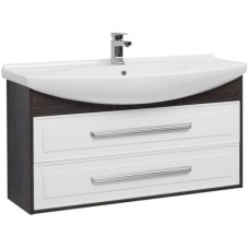 Тумба белый глянец/дуб кантербери 116 см Aquanet Остин 00201723